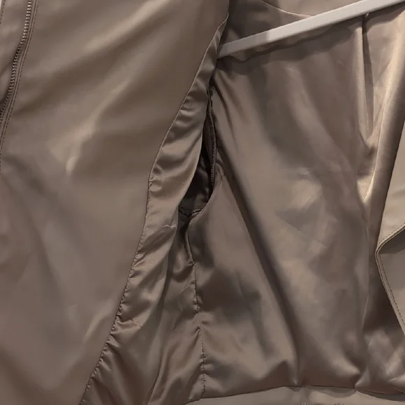 Blank NYC Gray Leather Jacket Sporty Collection - Picture 6 of 7